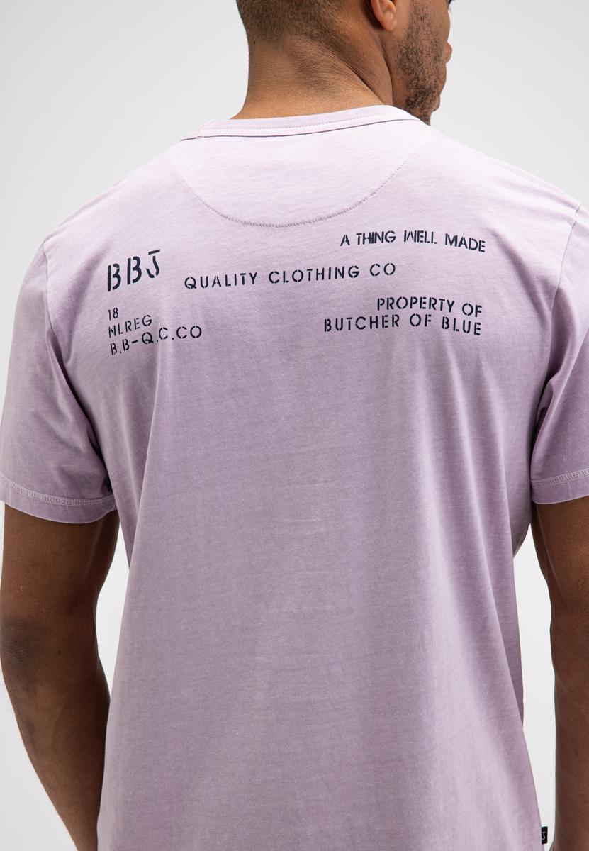Butcher of Blue T-Shirt Classic Hook Paars 6