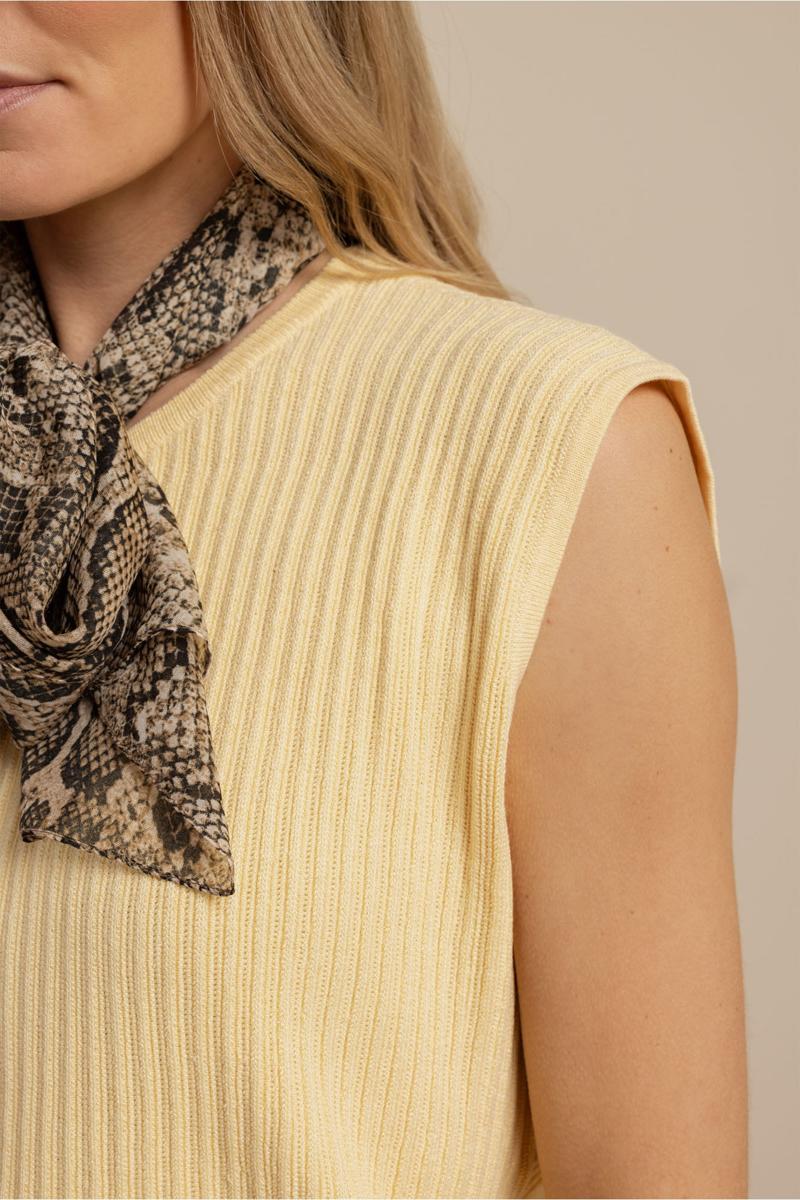 Studio Anneloes Trui Leona knitted top Geel 6