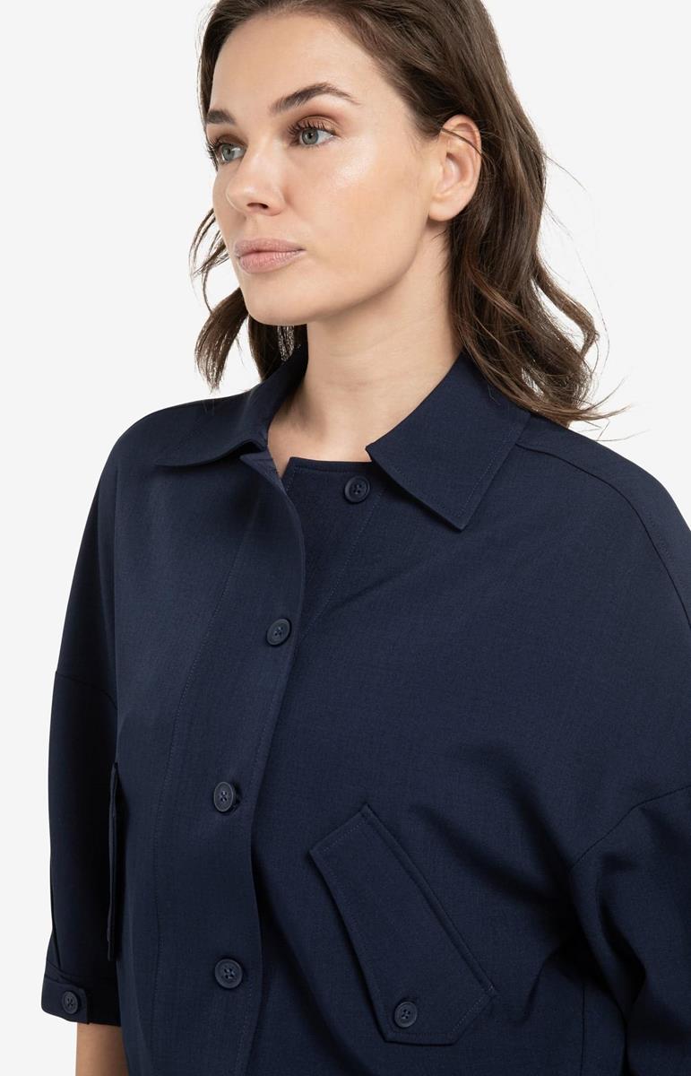 YAYA Blouse 01-201206-603 Blauw 6