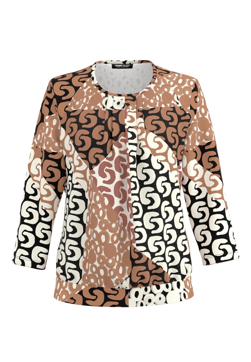 Frank Walder Blouse 725423 Bruin 1