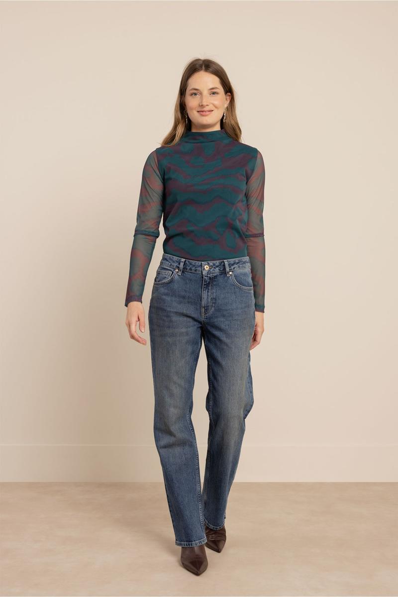 Studio Anneloes Longsleeve Rachel blurred me Groen 5