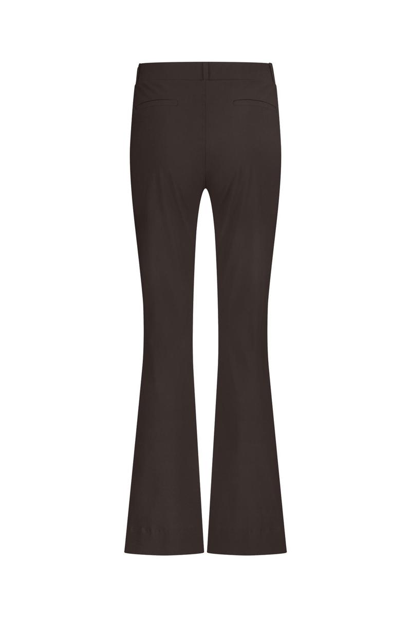Studio Anneloes Pantalon Flair Bonded Bruin 3