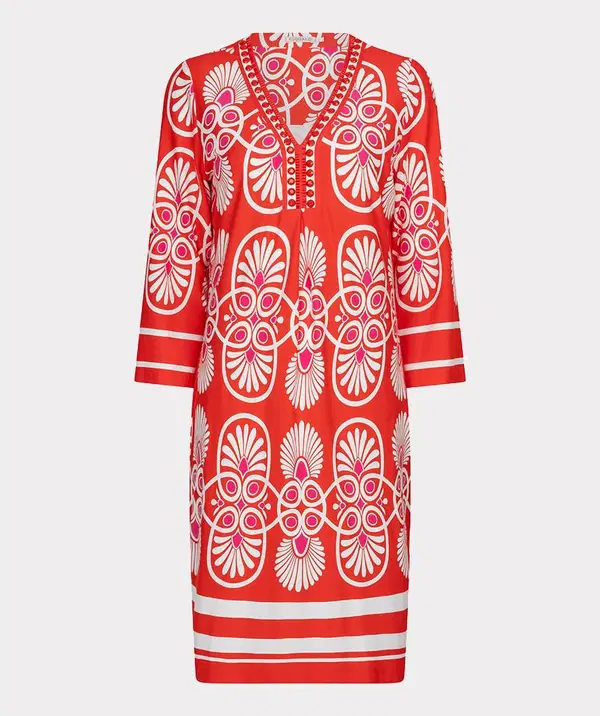 EsQualo Jurk HS26.30217 Rood 1