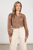 NUKUS Blouse NKF02156 Taupe 5