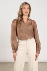 NUKUS Blouse NKF02156 Taupe 5