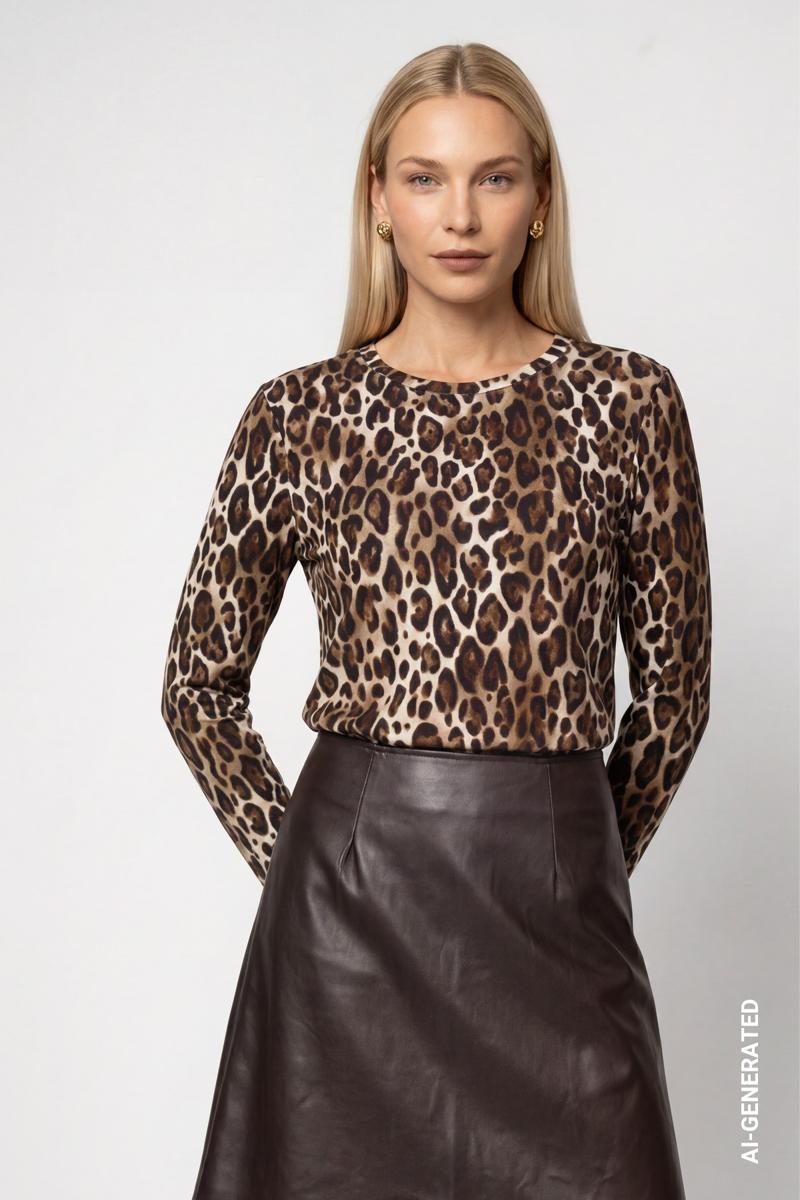Monari Longsleeve 809869 Bruin 1