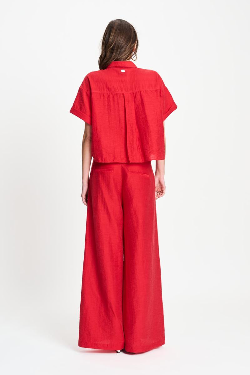 POM Amsterdam Blouse SP9582 Rood 3