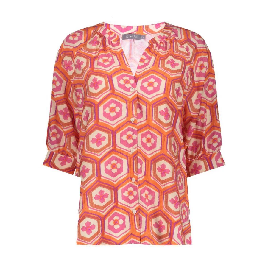 Geisha Blouse 63245-20 Oranje 2