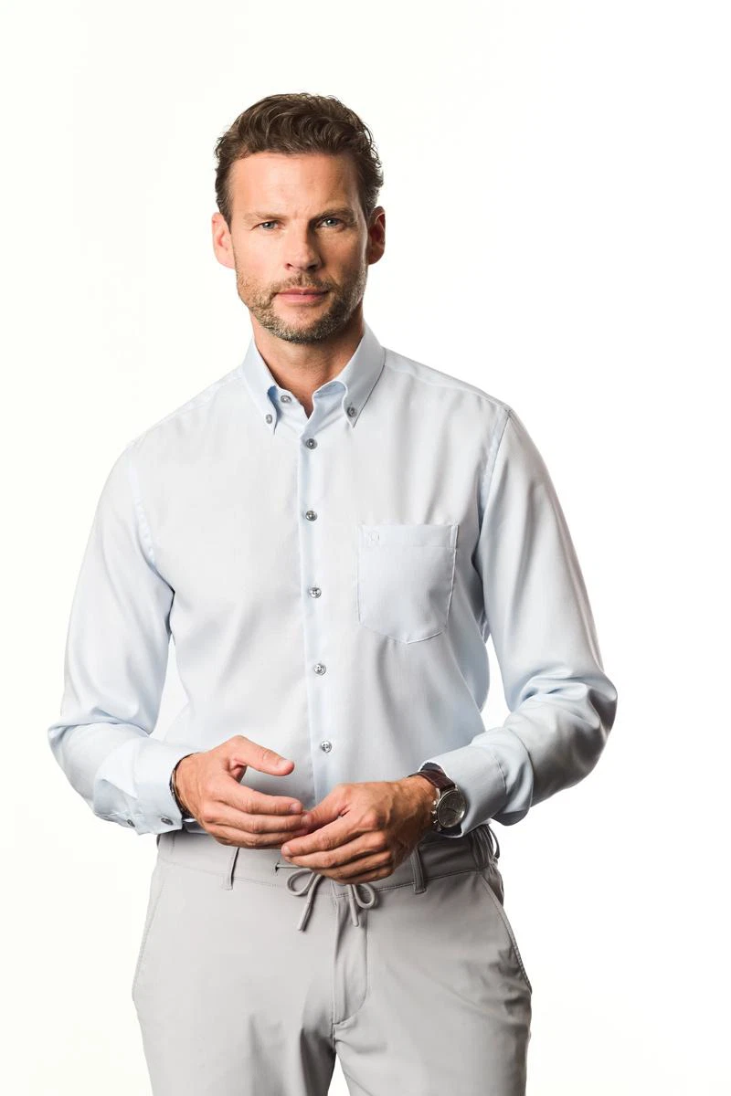 Ledûb Overhemd 0143351 Blauw 1
