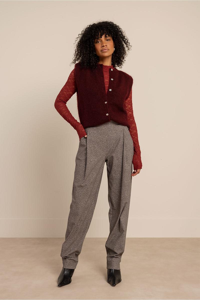 Studio Anneloes Vest Bibi sls cardigan Rood 4