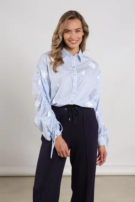 NUKUS Blouse NKS02101 Blauw 1