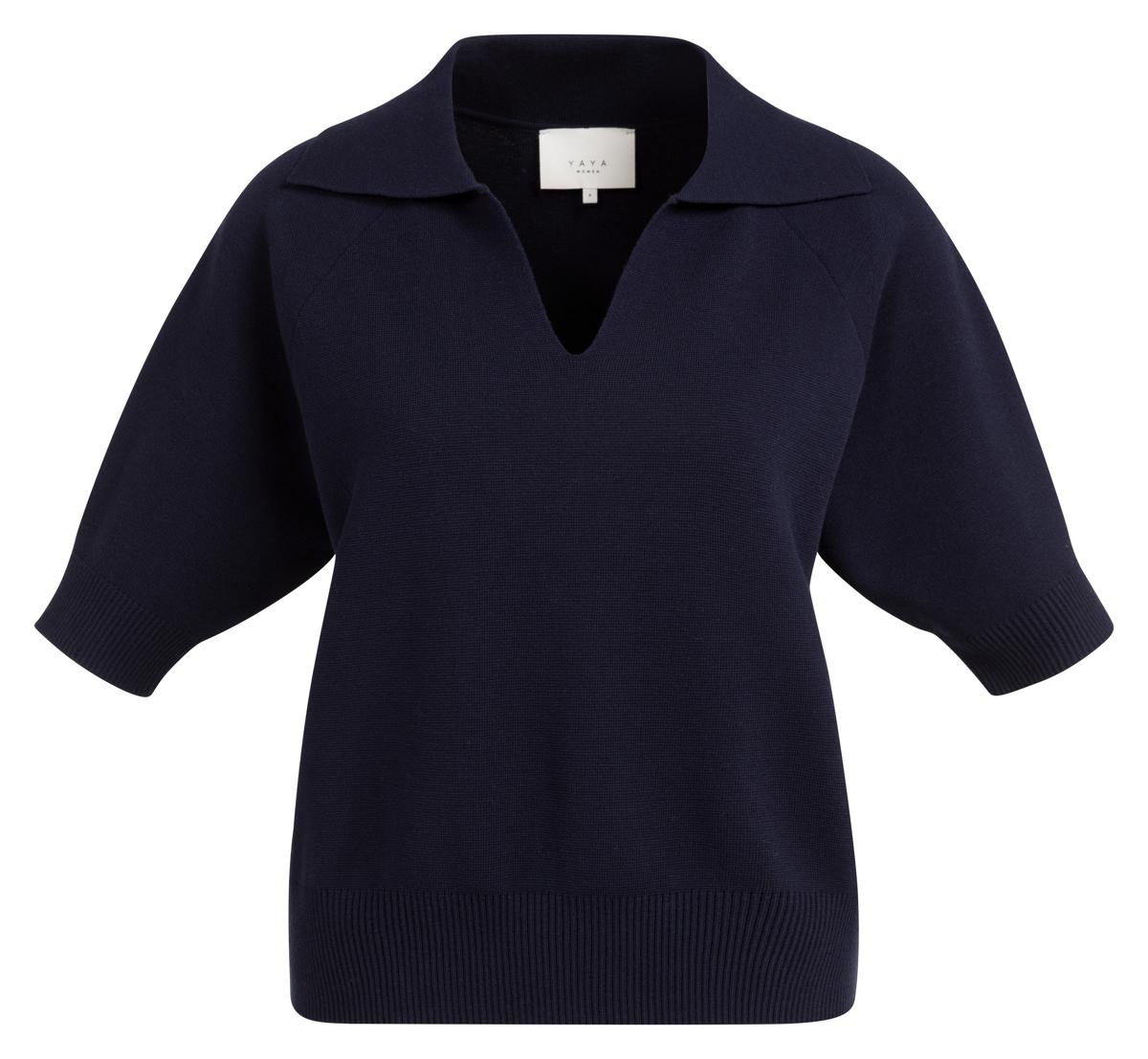 YAYA Trui 01-000569-603 Blauw 2