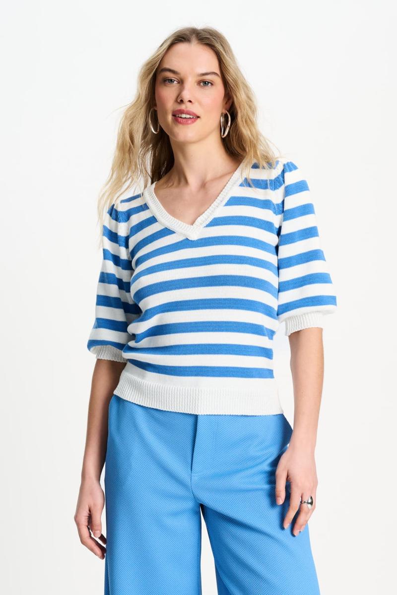 POM Amsterdam Trui SP9494 Blauw 1