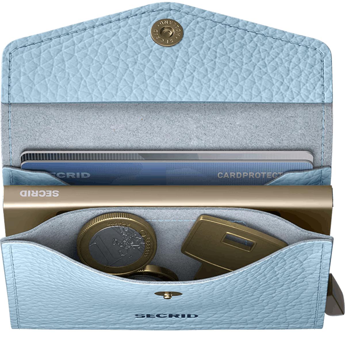 Secrid Wallet EPe-Ice Blue Blauw 2