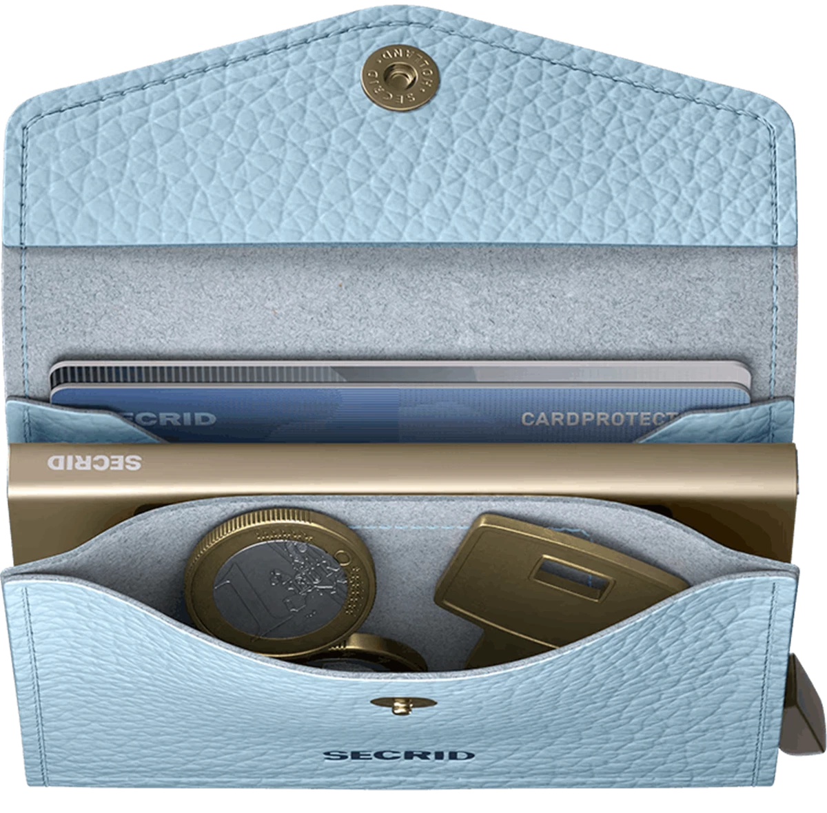 Secrid Wallet EPe-Ice Blue Blauw 2