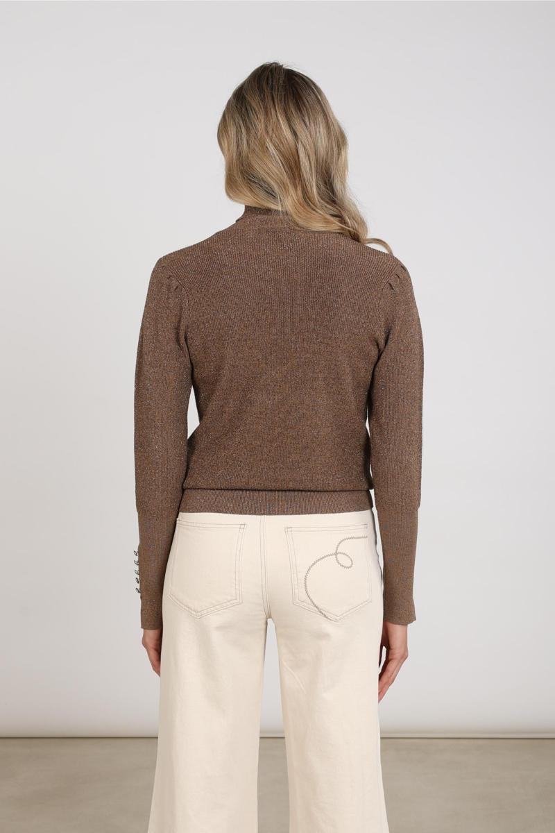 NUKUS Trui NKF03048 Taupe 5