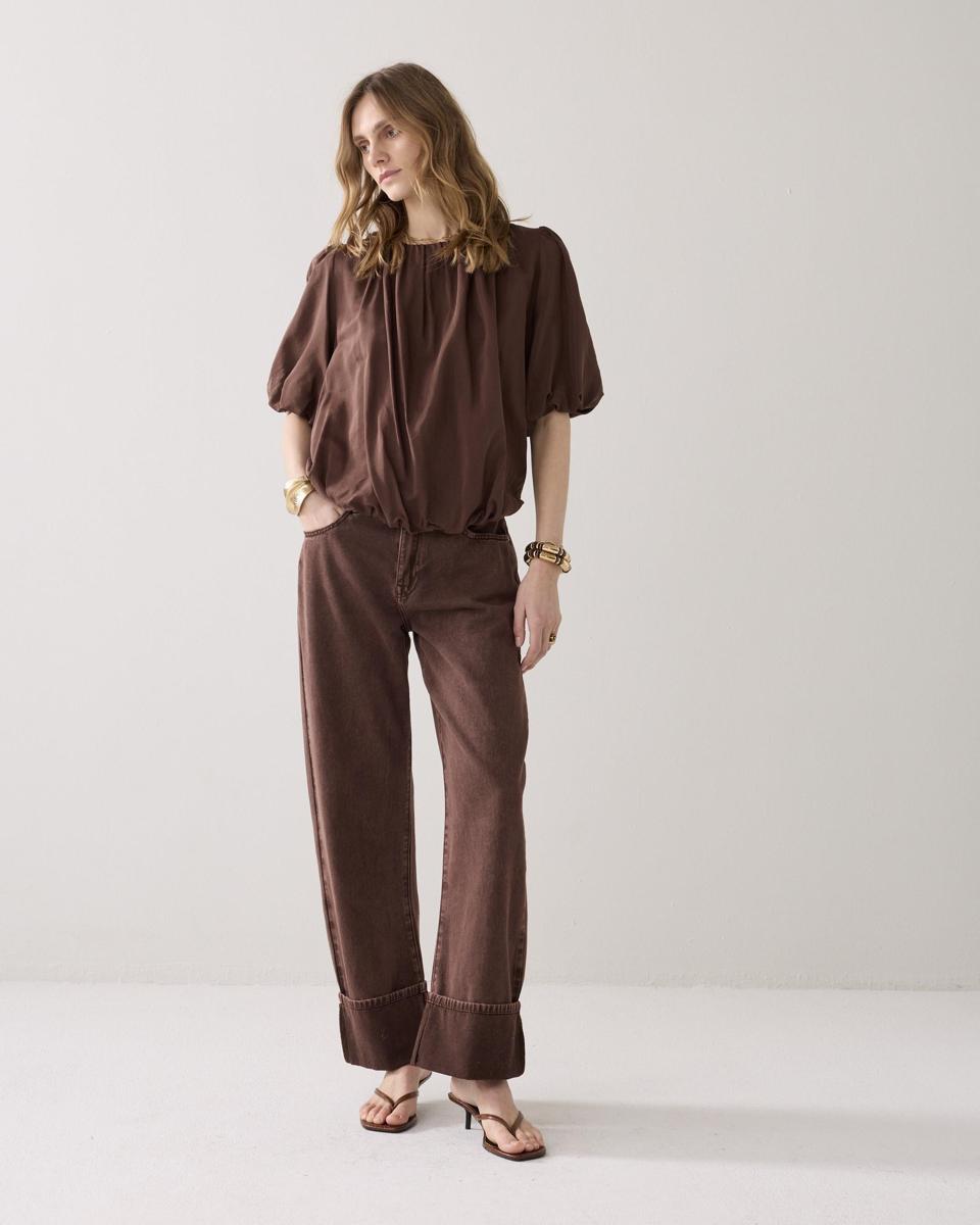 Summum Blouse 2s3442-12370 Bruin 6