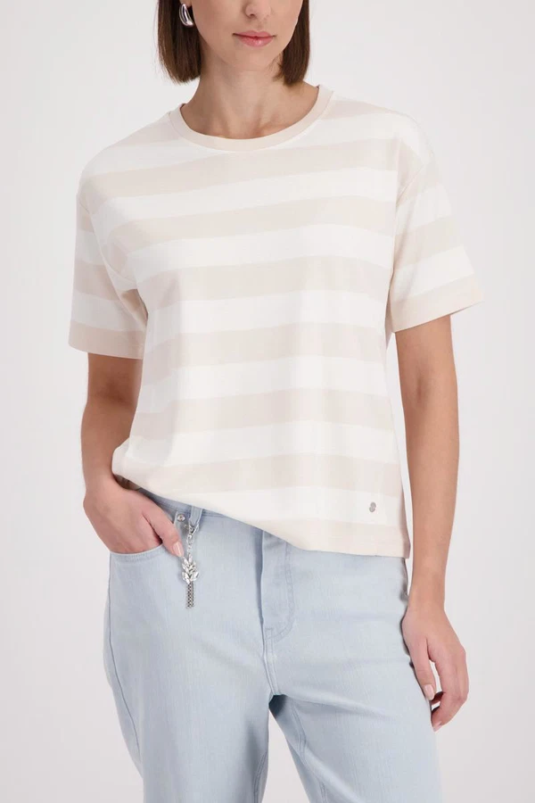 Monari T-Shirt 410180 Beige 1