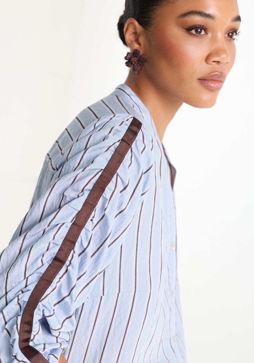 Jansen Amsterdam Blouse Leah Blauw 4