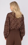 Anna Blouse 80a05-03845 Bruin 3