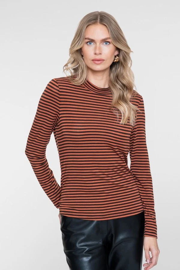 Geisha Longsleeve 62591-70 Bruin 1