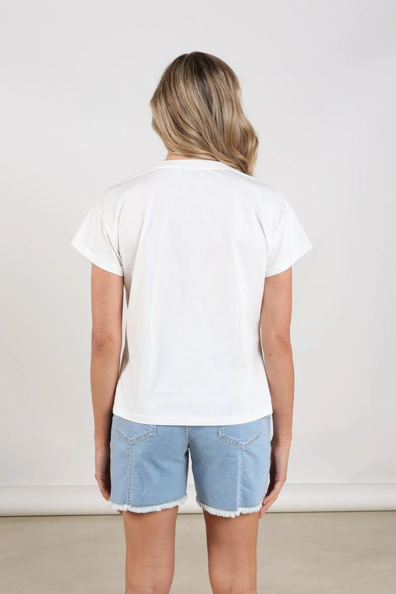 NUKUS T-Shirt Rowena Off-White 3