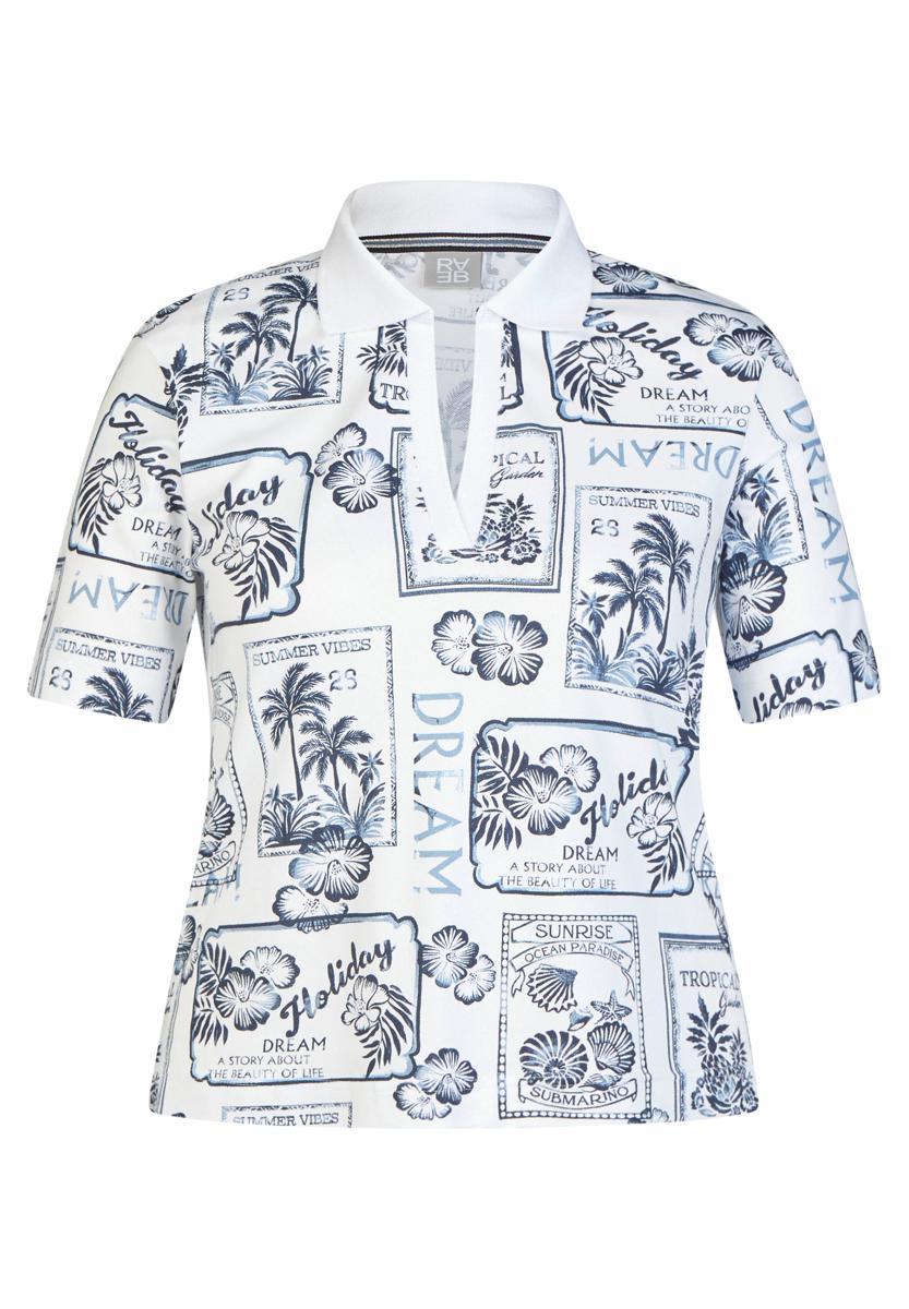 Rabe T-Shirt 56-121371 Blauw 3