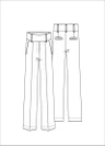 Jansen Amsterdam Pantalon ALEIDOU W26 Rood 1