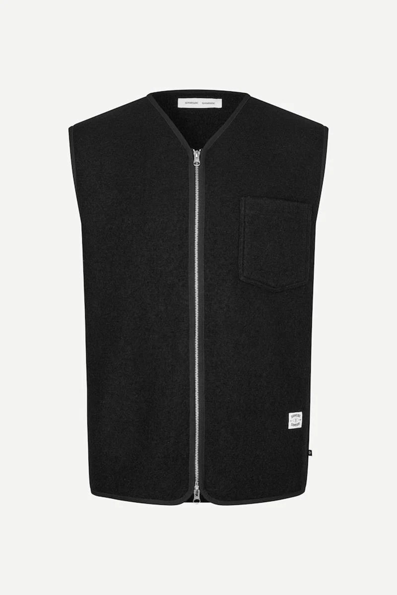 Samsøe Samsøe Vest Sahannes Zwart 2