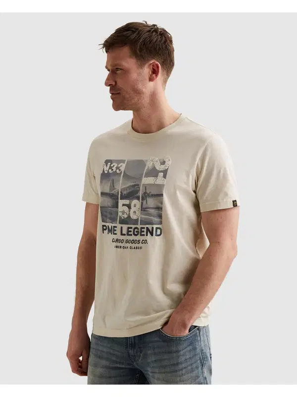 PME Legend T-Shirt PTSS2603554 Off-White 1