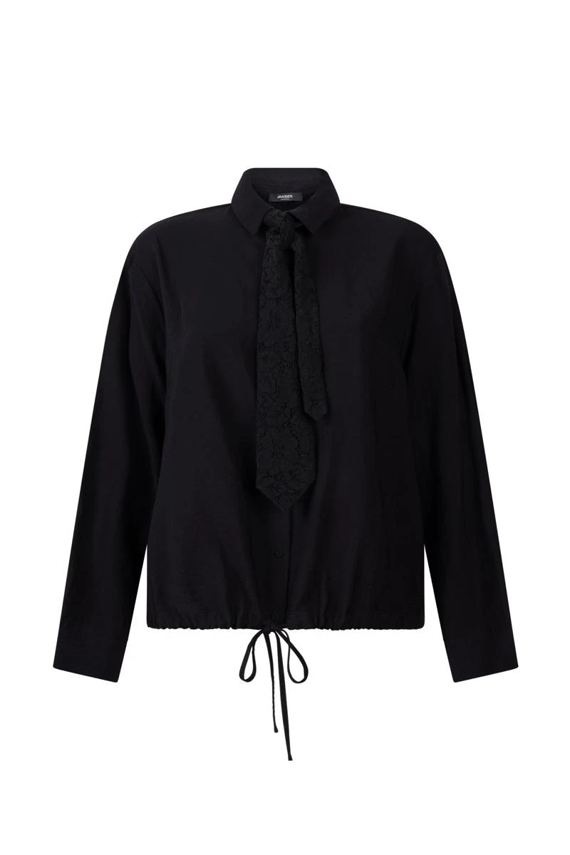 Jansen Amsterdam Blouse Ingrid Zwart 2