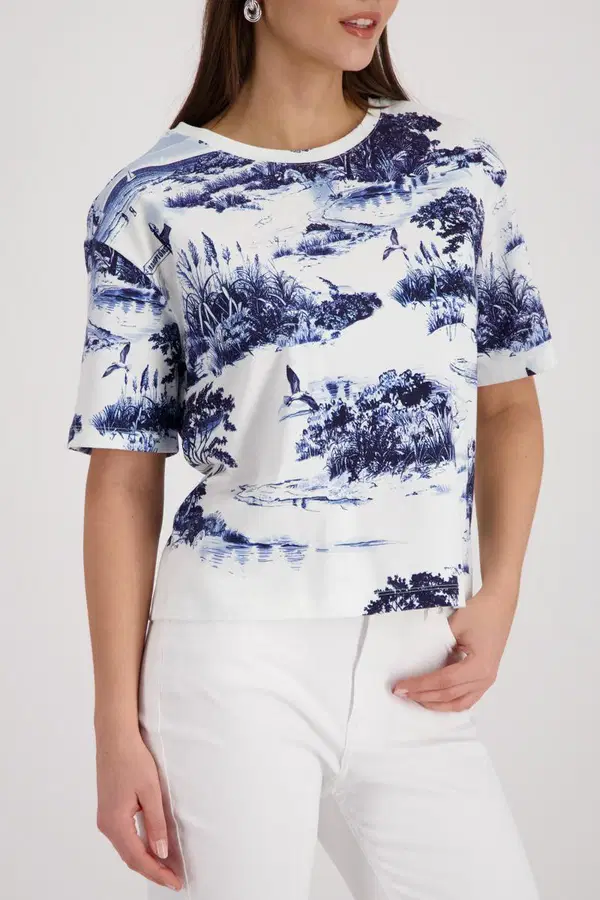 Monari T-Shirt 410636 Blauw 1