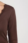NUKUS Longsleeve NKF01101 Bruin 5