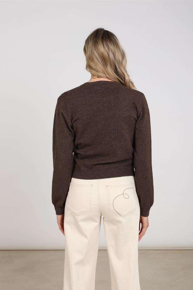 NUKUS Trui NKF03088 Bruin 6