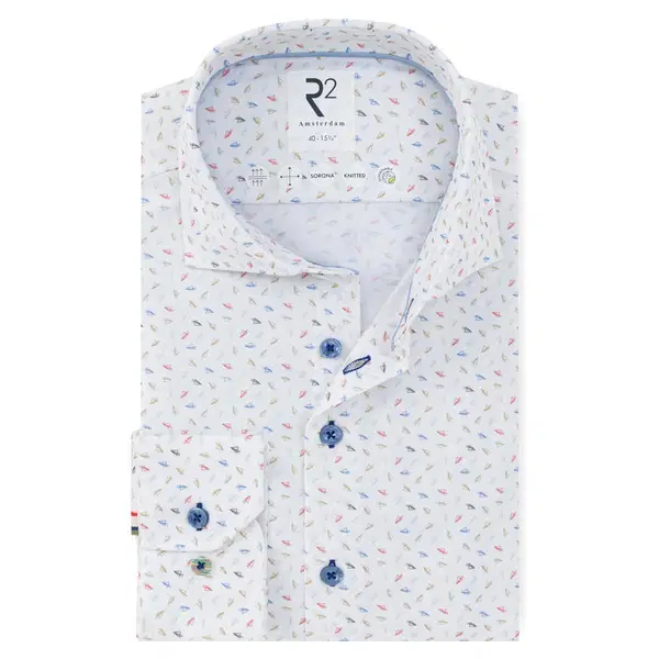 R2 Amsterdam Overhemd 132.WSP.028 Geen Kleur 1