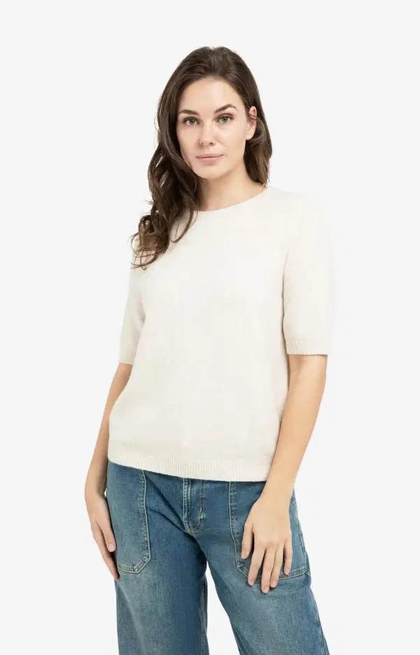 YAYA Trui 01-000458-602 Off-White 1