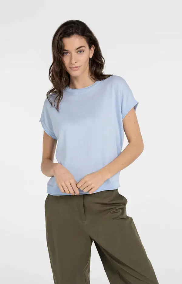 YAYA Trui 01-000580-604 Blauw 1