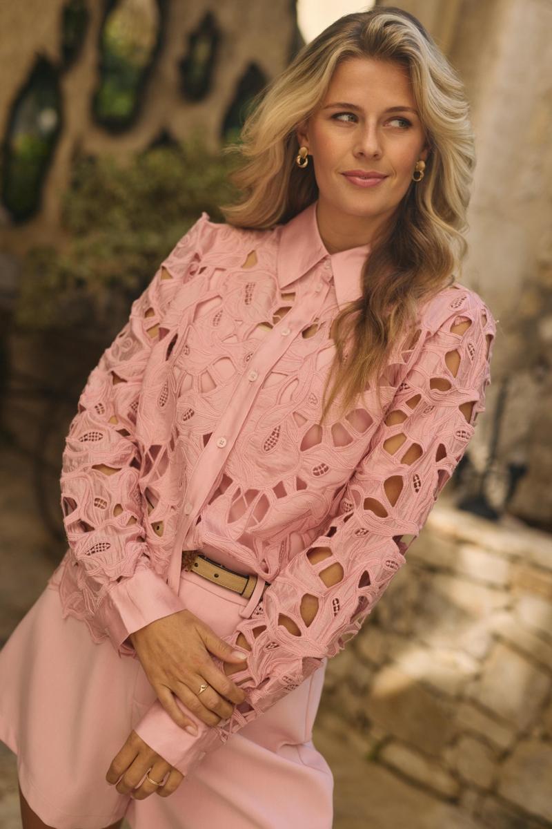 NUKUS Blouse NKS02228 Roze 1