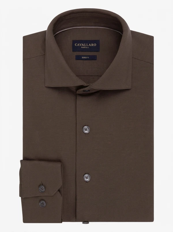 Cavallaro Overhemd 110265000 Taupe 1