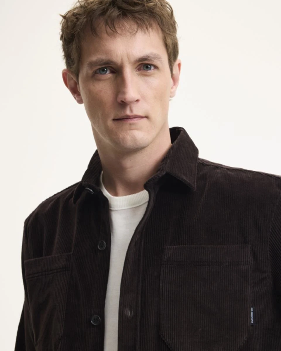 The GoodPeople Overshirt Snewy Bruin 4