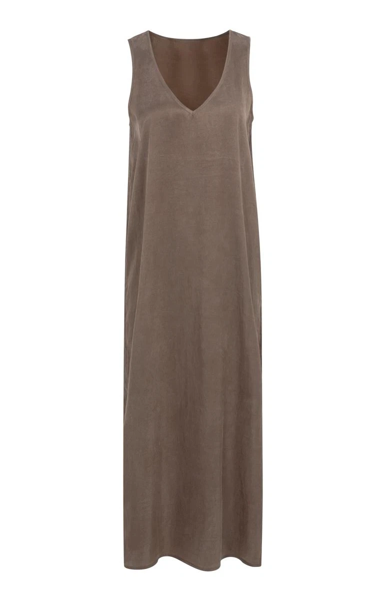 YAYA Jurk 01-601205-605 Bruin 2