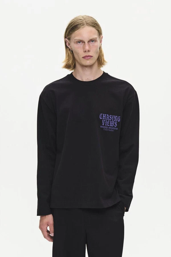 Wood Wood Longsleeve Ryan Wit 1