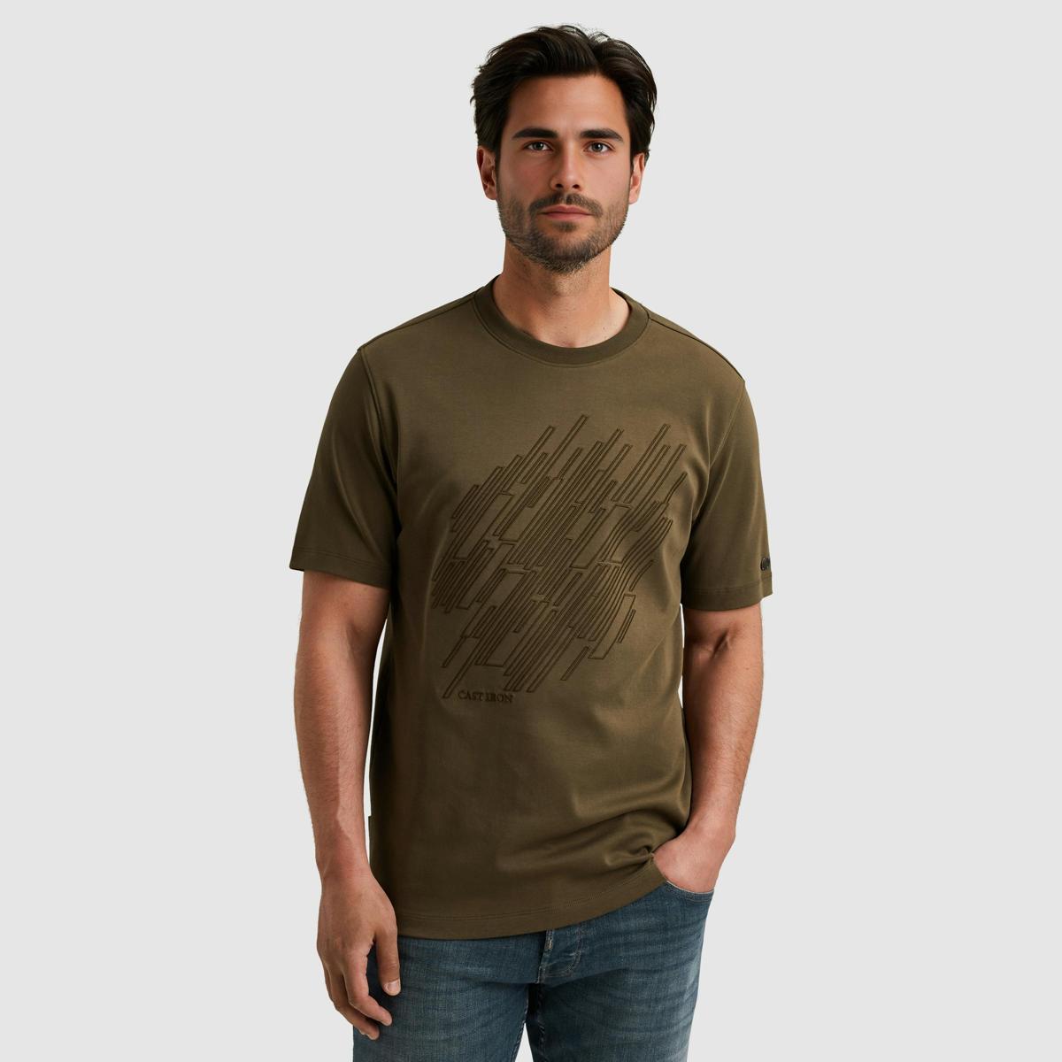 Cast Iron T-Shirt CTSS2509583 Groen 1