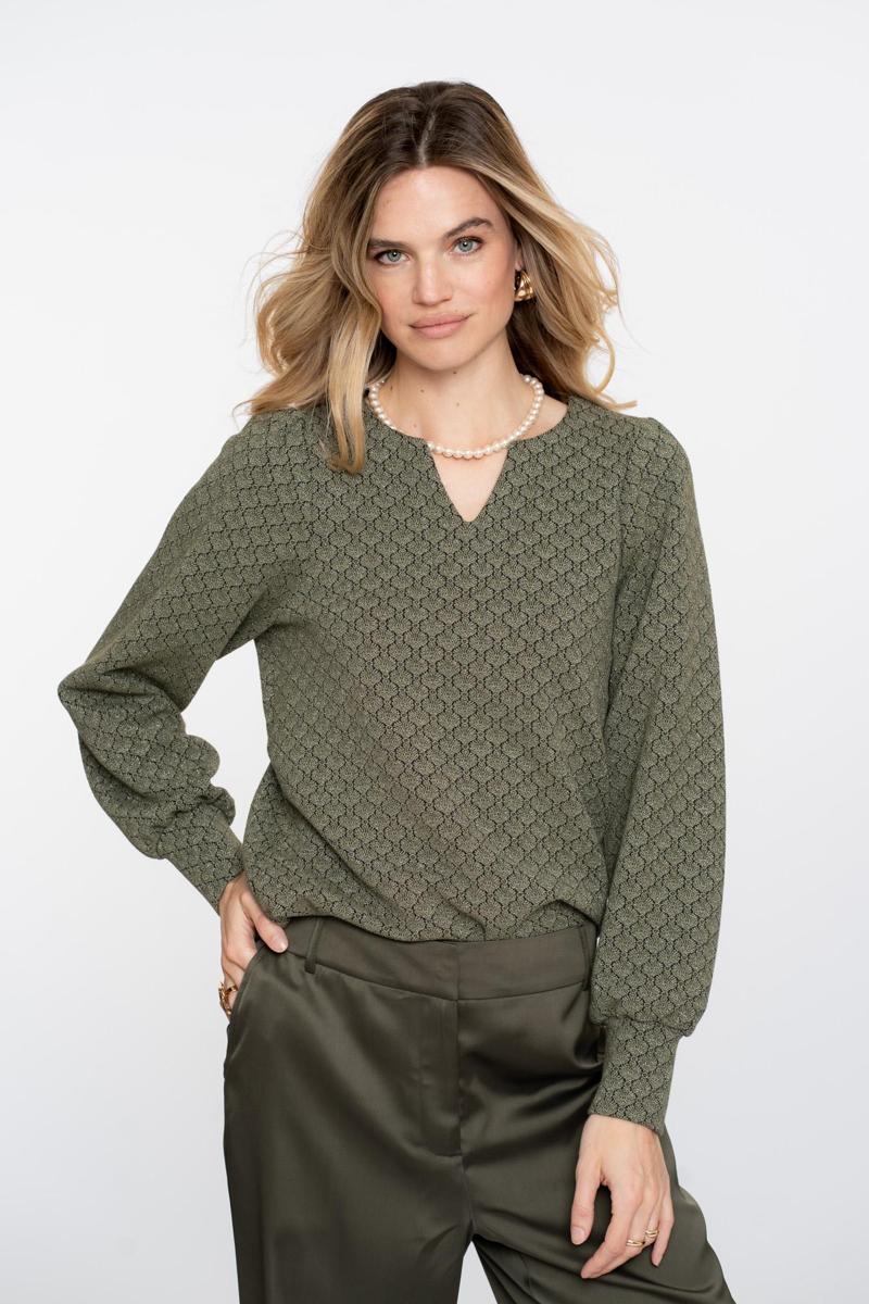 Geisha Blouse 52530-20 Groen 1