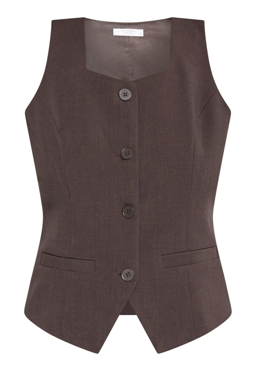 Sisters Point Gilet Gema-ve1 Bruin 2