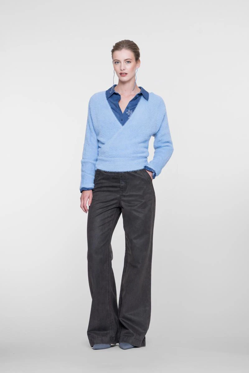Geisha Trui 64512-10 Blauw 5