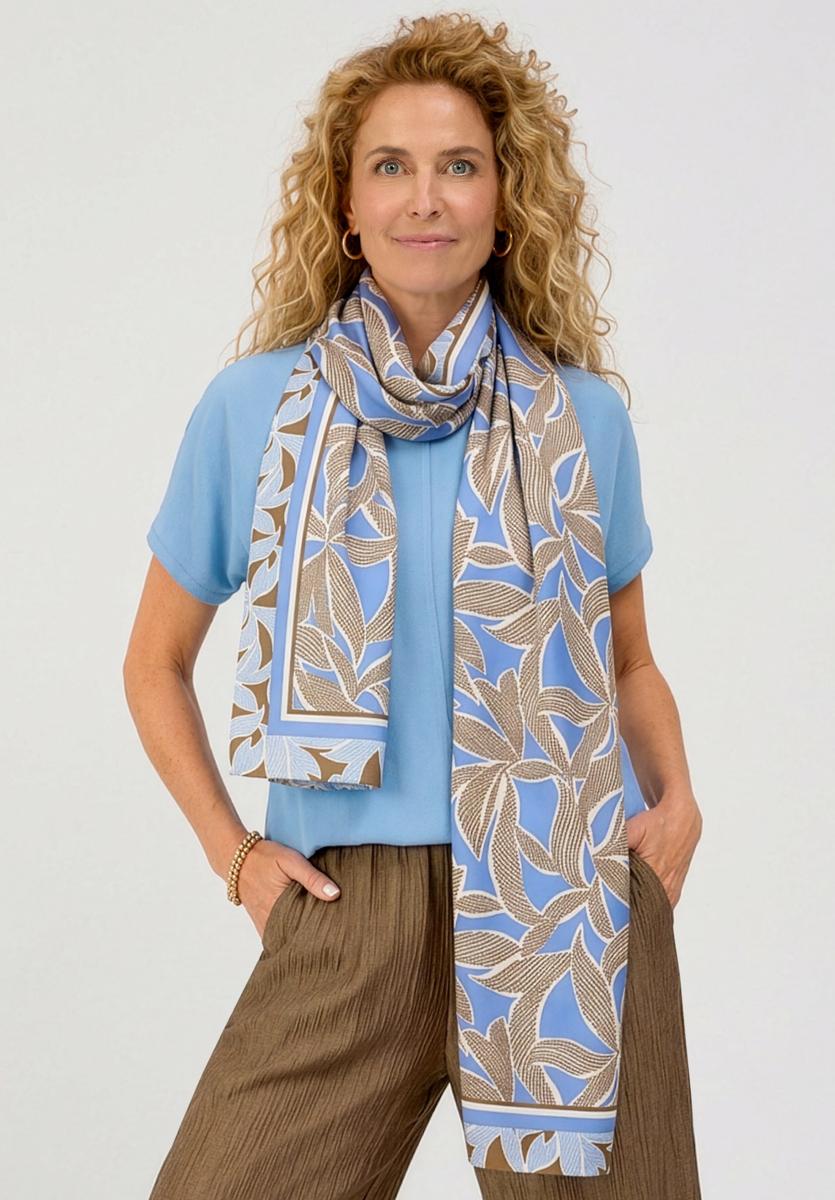 Bianca Sjaal 77512 Blauw 2