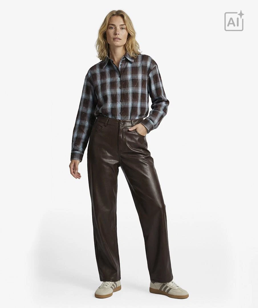 EsQualo Blouse W26.28723 Bruin 4