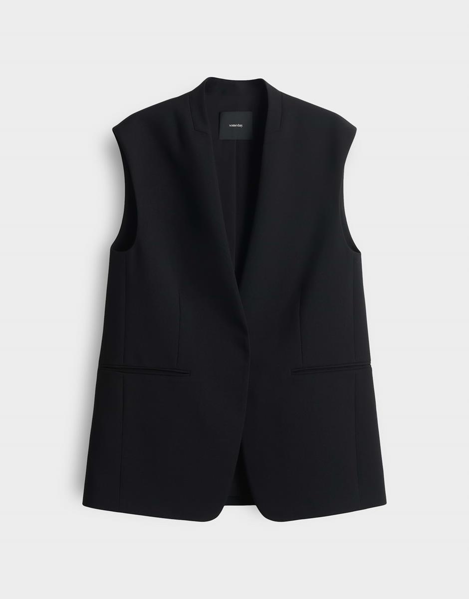 SOMEDAY Gilet Nesti Zwart 2