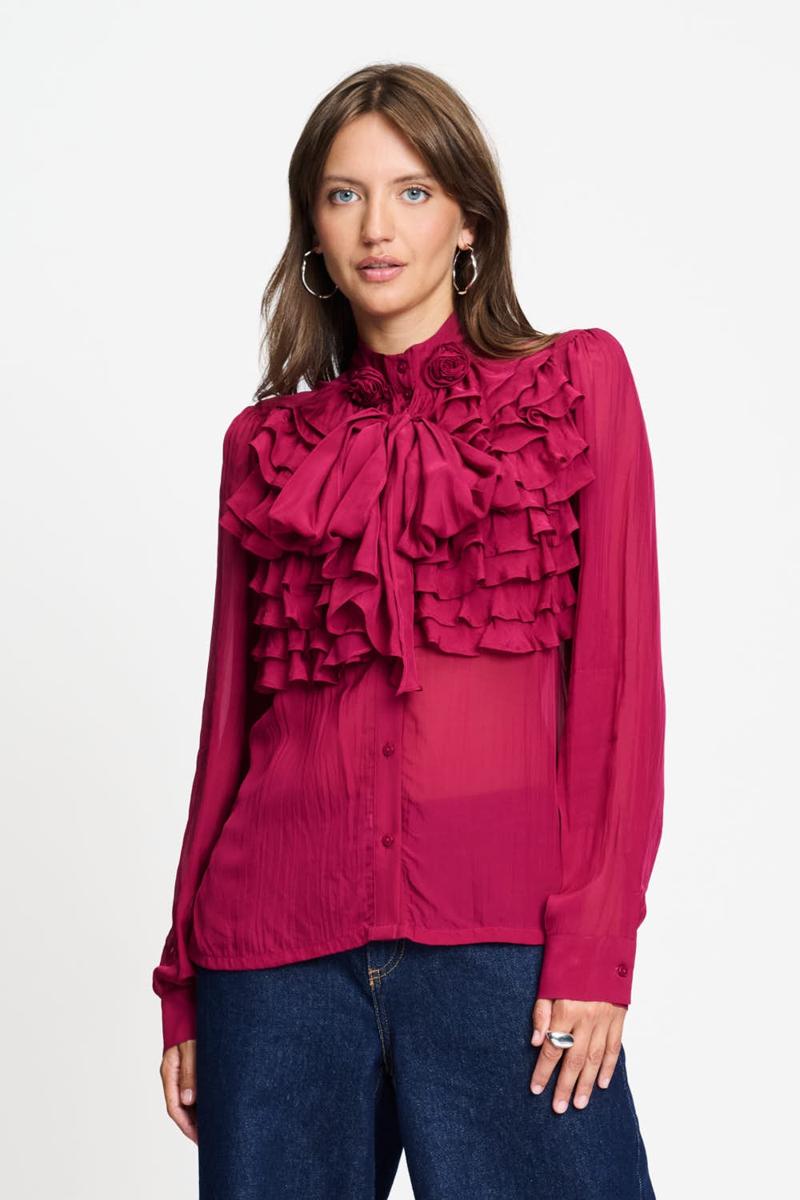 POM Amsterdam Blouse SP9737 Roze 1